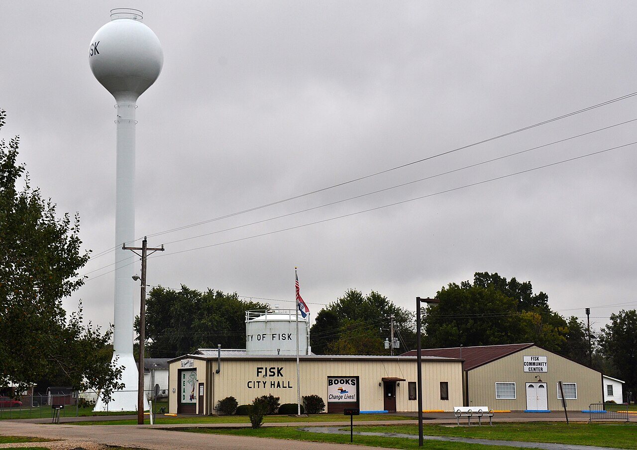 City Hall of Fisk, Missouri