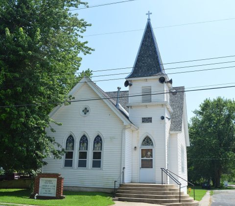 Alexandria Presbyterian Church from north