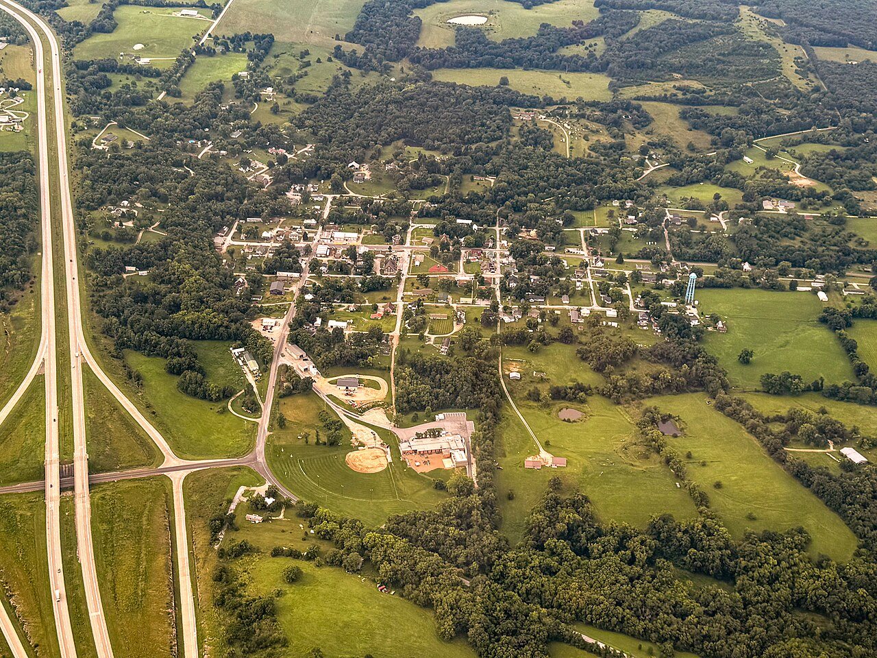 Frankford Missouri aerial