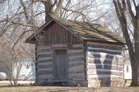Log Smokehouse
