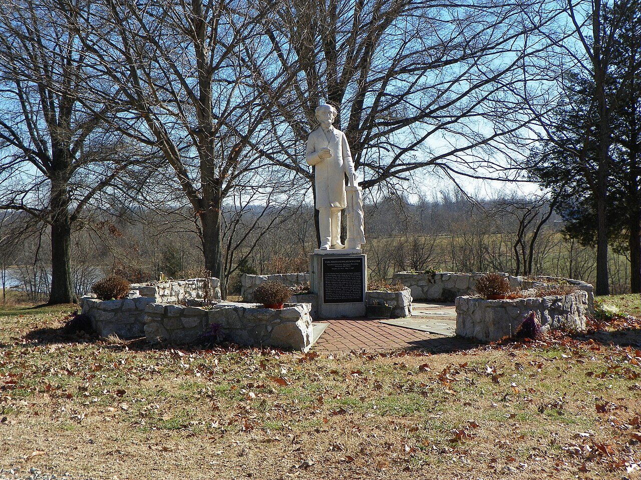 Frohna, Missouri, Carl Ferdinand Wilhelm Walther statue