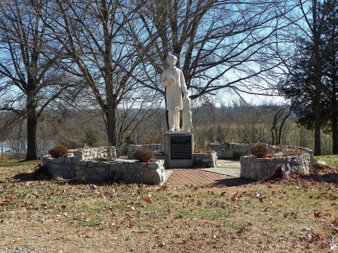 Frohna, Missouri, Carl Ferdinand Wilhelm Walther statue