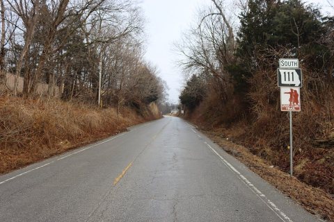 MO-111 South in Forest City, Missouri