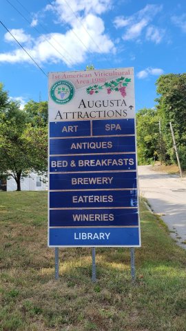 Augusta Attractions Sign