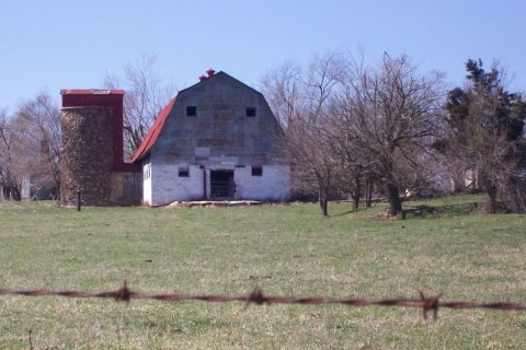 10-barn with rock silo