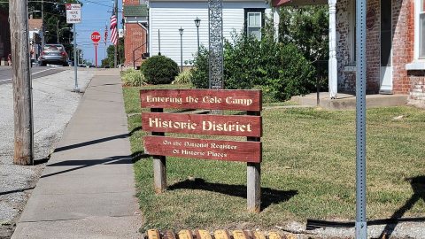 Cole Camp Historic District Sign