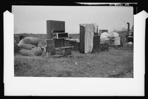 Furniture of evicted sharecroppers on the Dibble plantation, near Parkin, Arkansas, 8b30941
