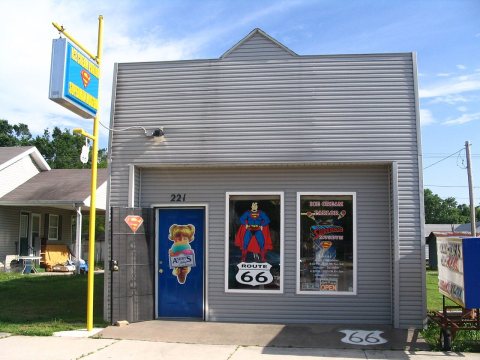 Superman Ice Cream Store
