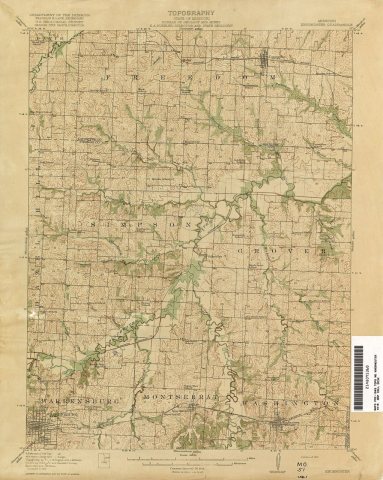 Knobnoster 1-62,500 1915 - PCL Map Collection - pclmaps-topo-mo-knobnoster-1915