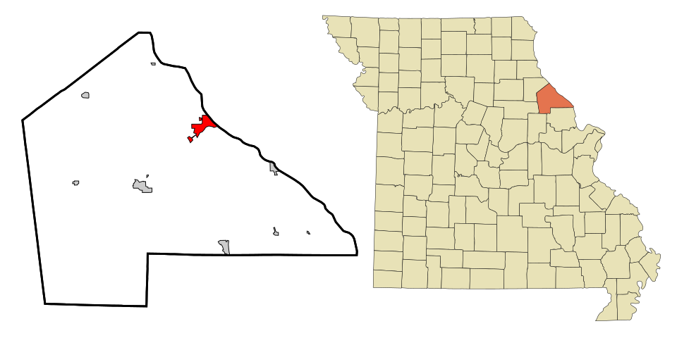 Locator map of Louisiana