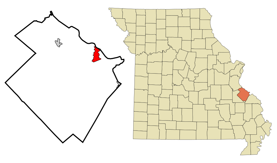 Locator map of Ste. Genevieve
