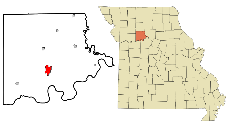 Locator map of Carrollton