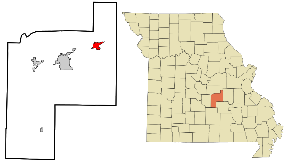 Locator map of St. James