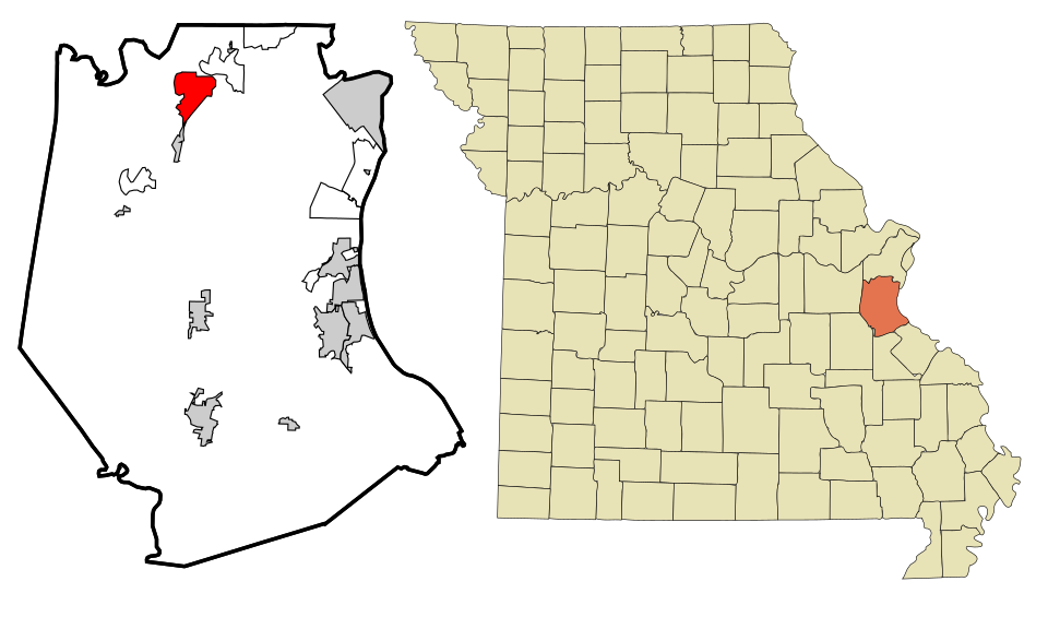 Locator map of Byrnes Mill