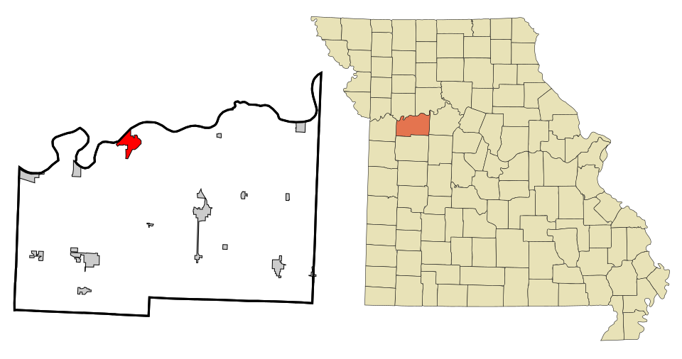 Locator map of Lexington
