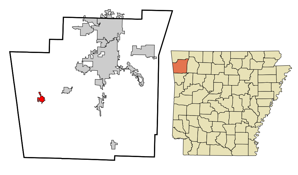 Locator map of Lincoln