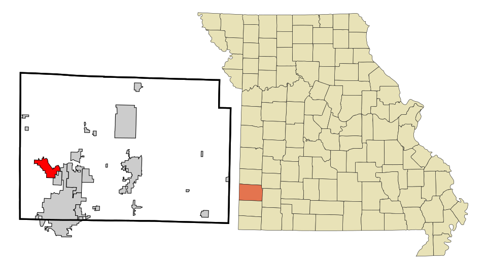 Locator map of Carl Junction