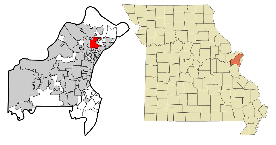 Map of Ferguson