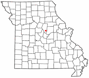 Locator map of Ashland