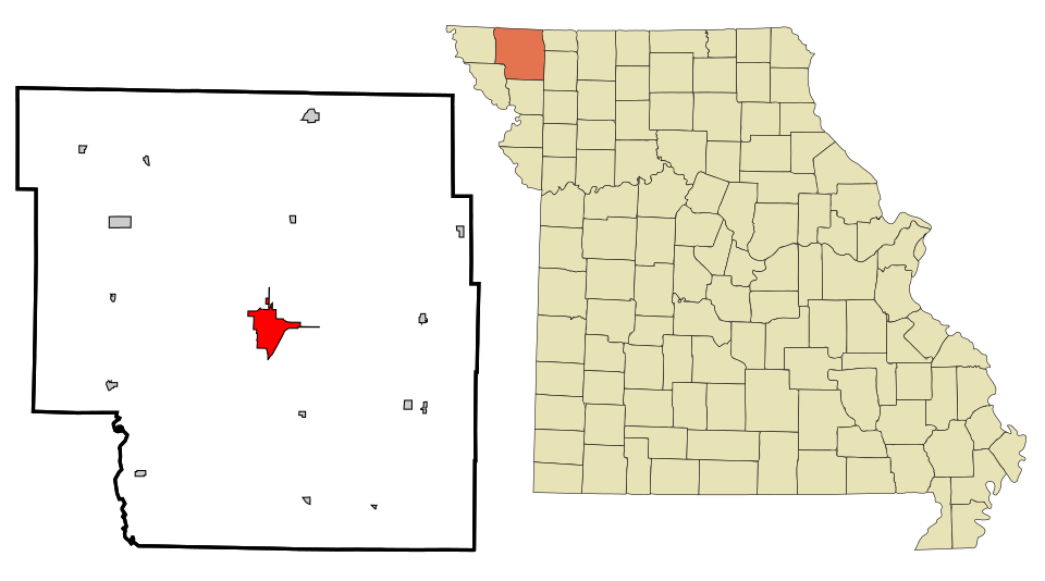 Locator map of Maryville