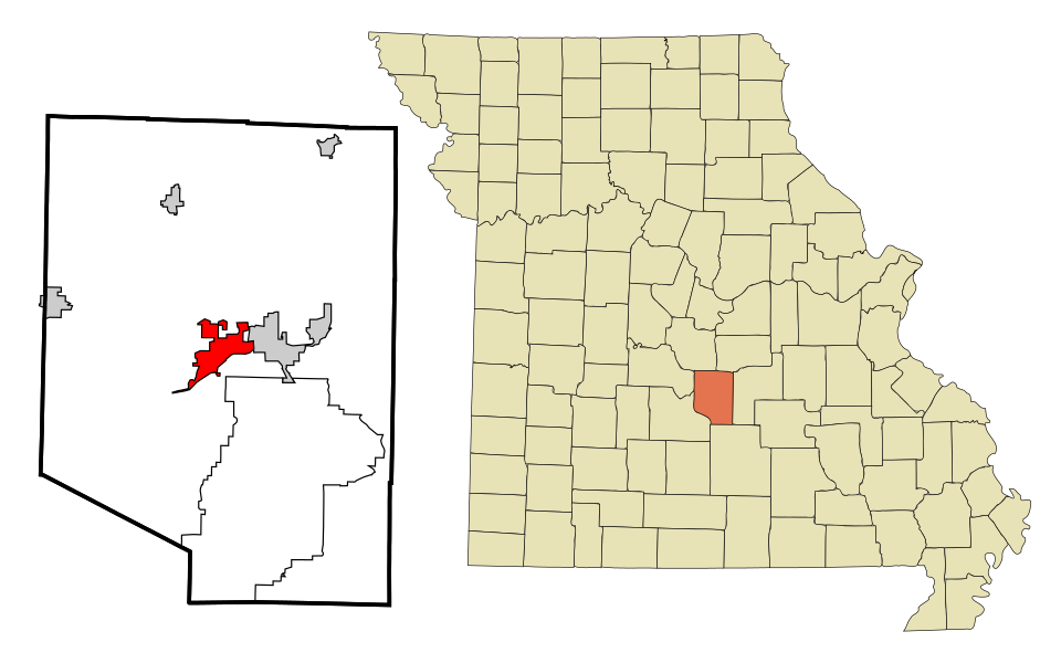 Map of Waynesville