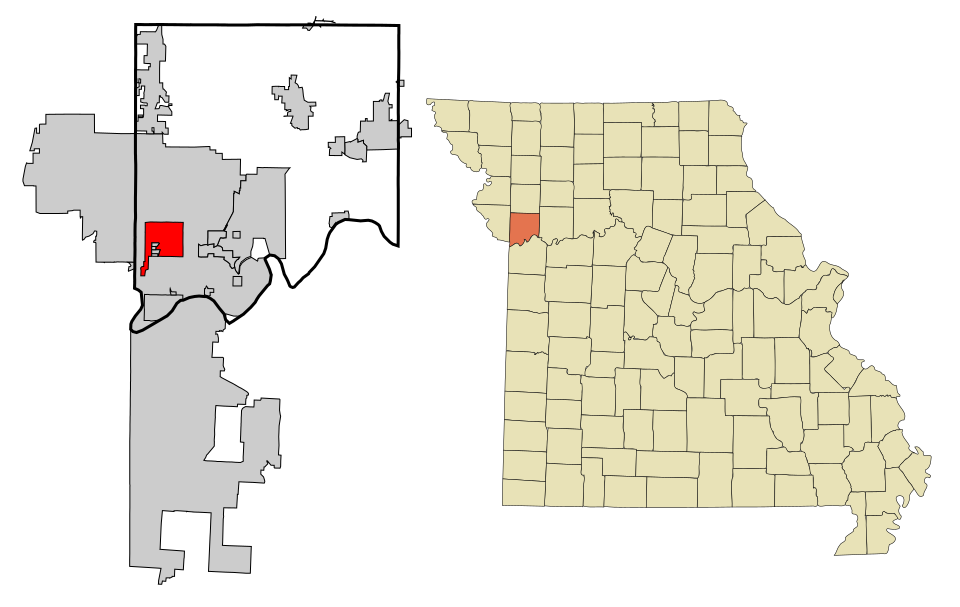 Locator map of Gladstone