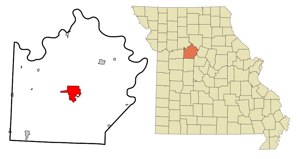 Locator map of Marshall