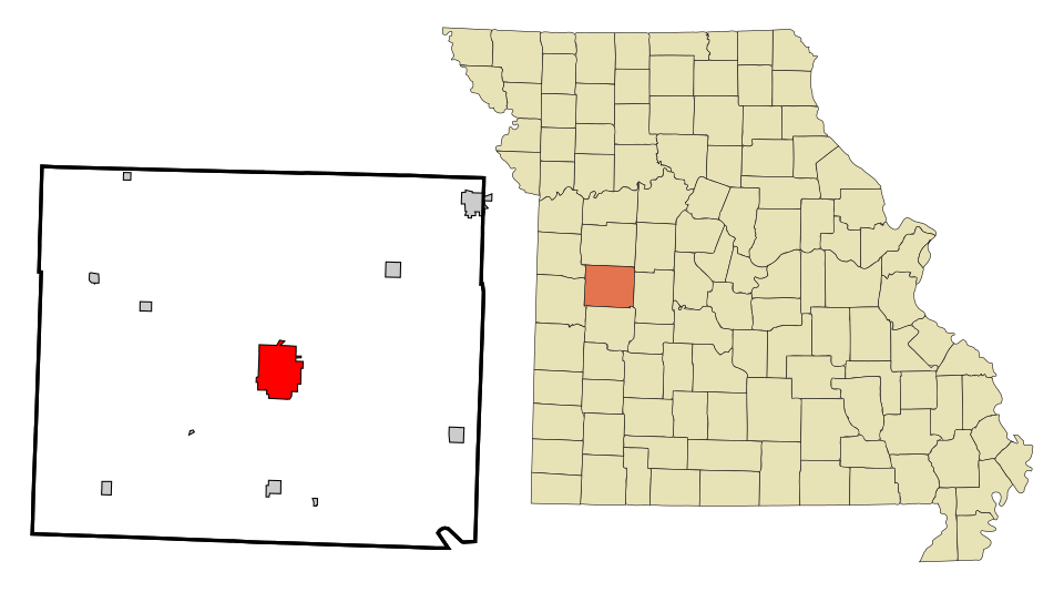 Locator map of Clinton