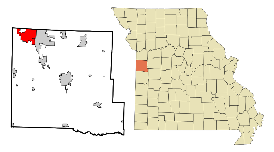 Locator map of Belton