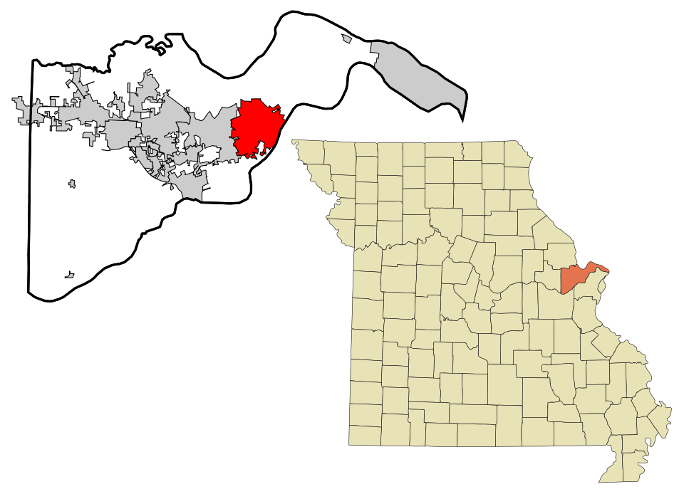 Locator map of St. Charles