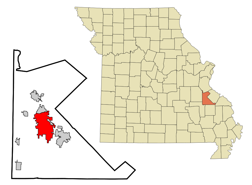 Locator map of Park Hills