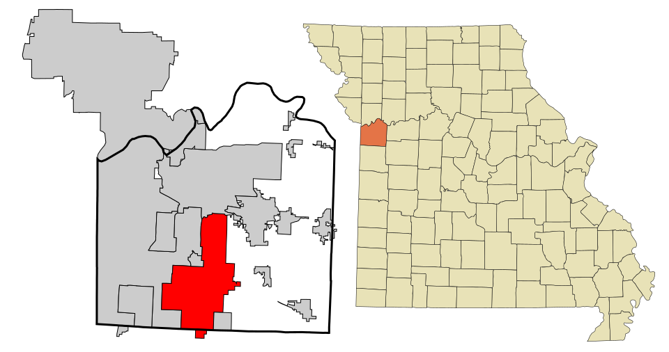 Locator map of Lee's Summit