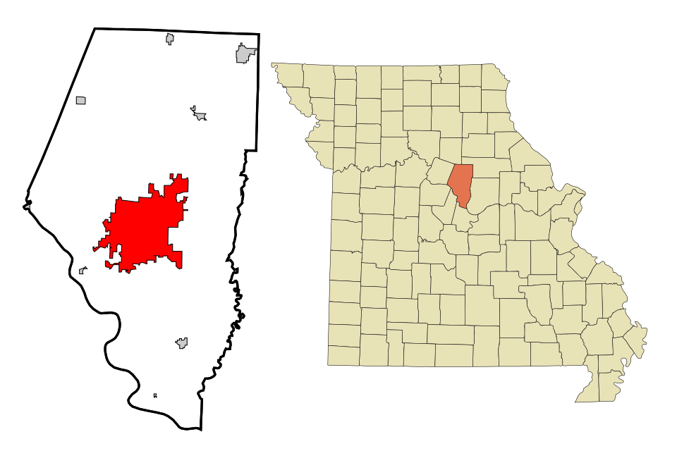 Locator map of Columbia