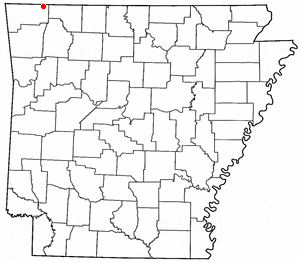 Locator map of Garfield