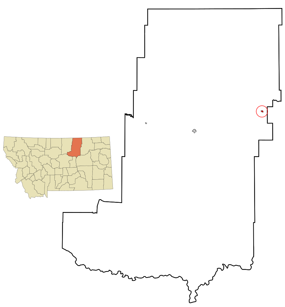 Locator map of Saco