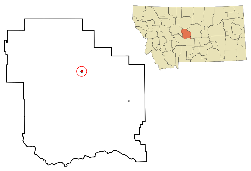 Locator map of Stanford