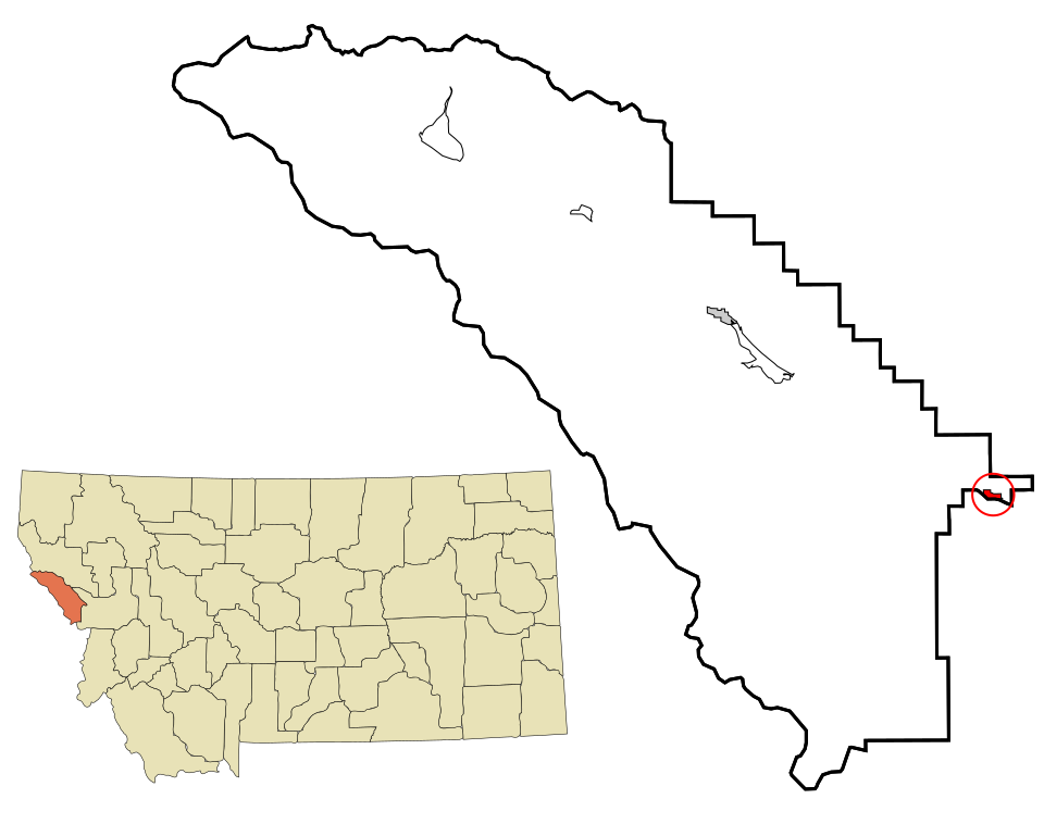 Locator map of Alberton