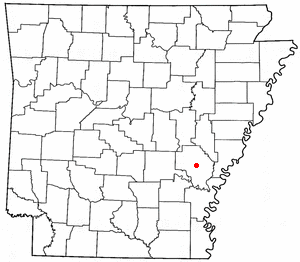 Locator map of DeWitt