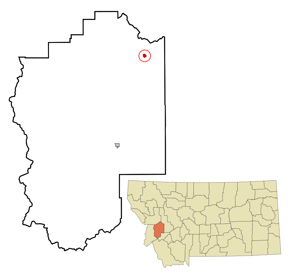 Locator map of Drummond