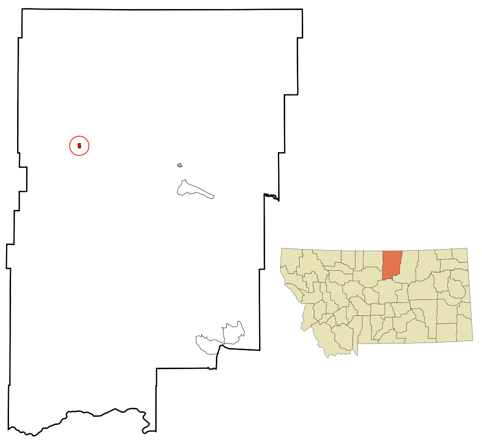 Locator map of Chinook