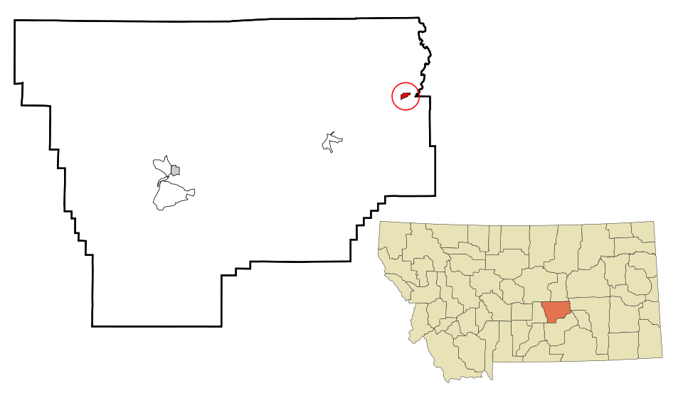 Locator map of Melstone