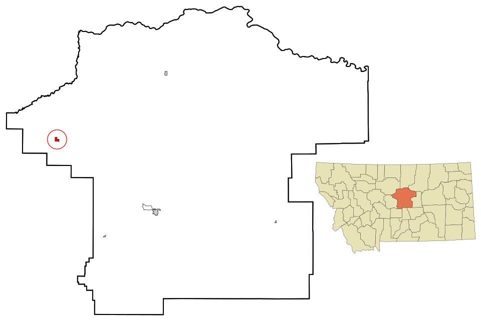 Locator map of Denton