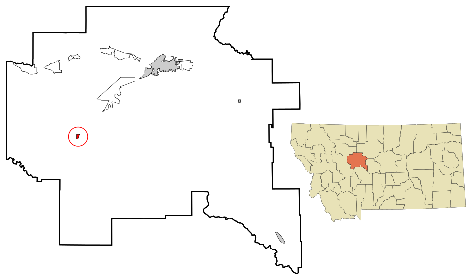 Locator map of Cascade
