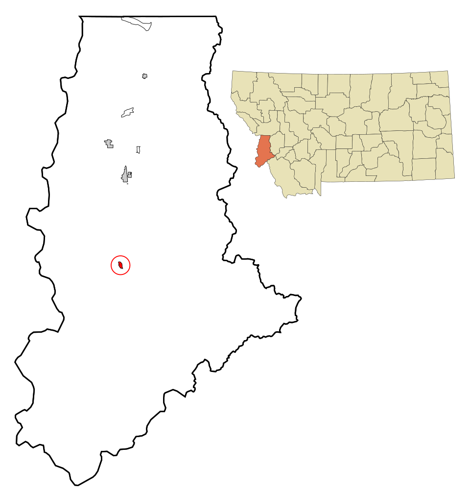 Locator map of Darby