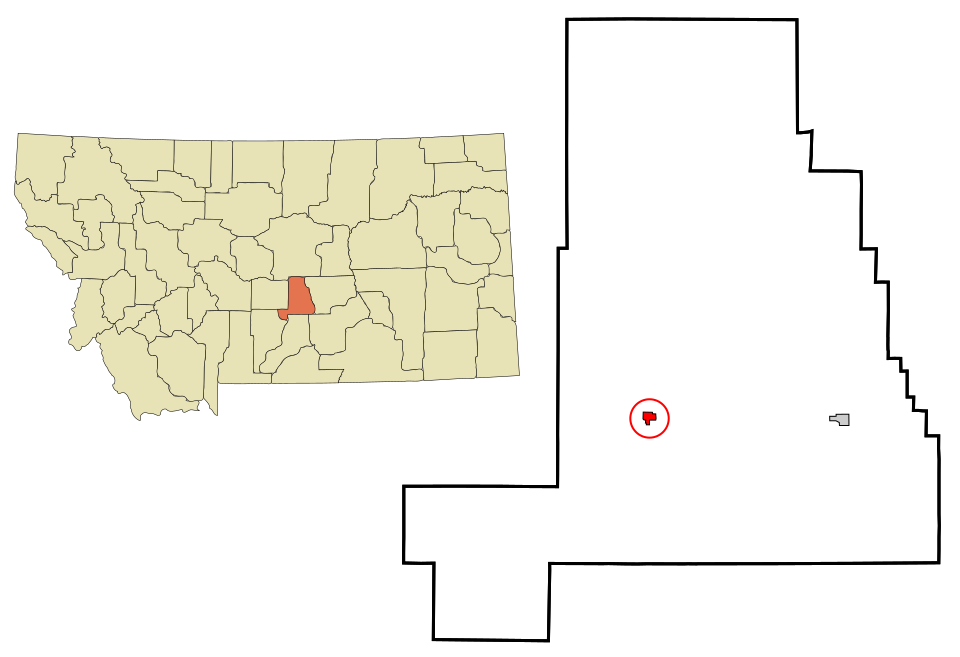 Locator map of Ryegate