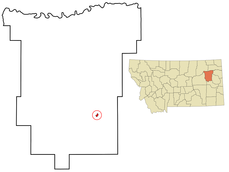 Locator map of Circle