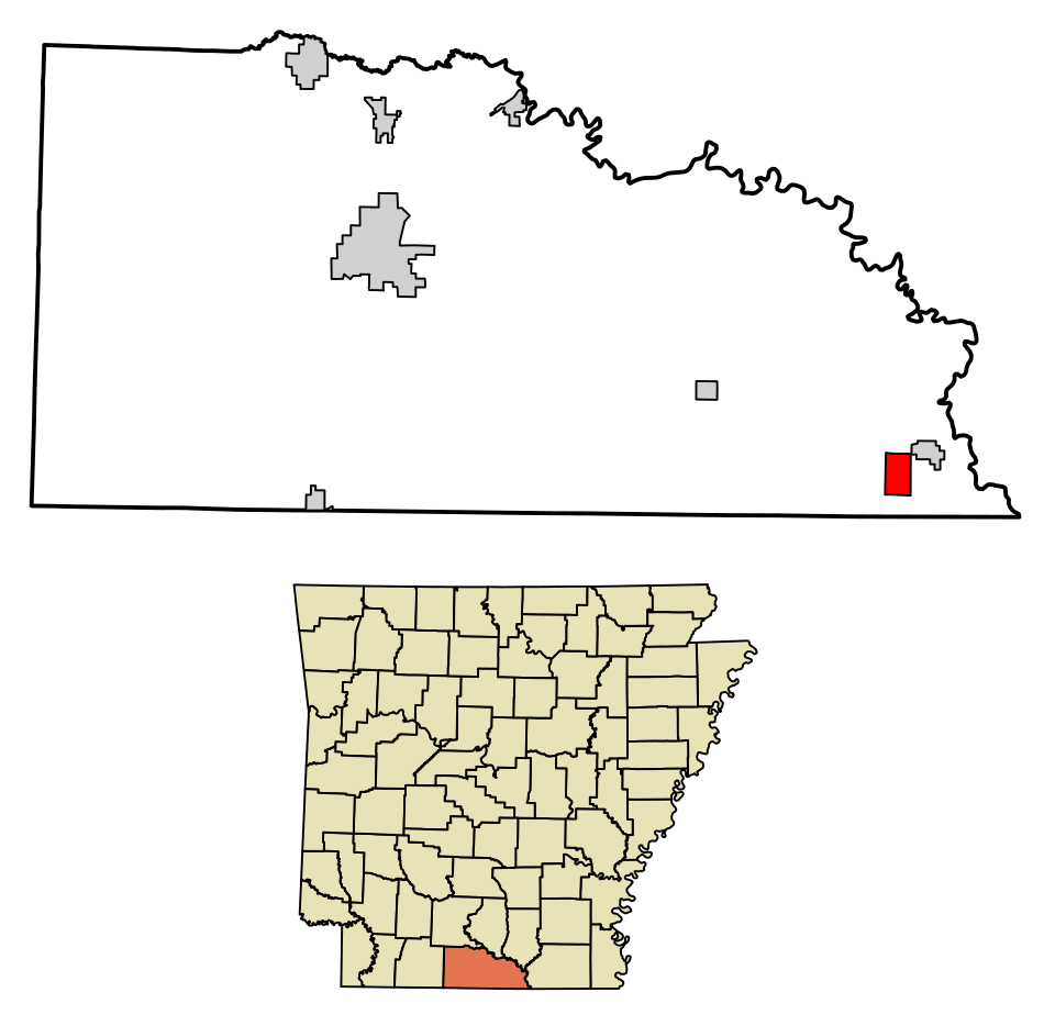 Locator map of Huttig