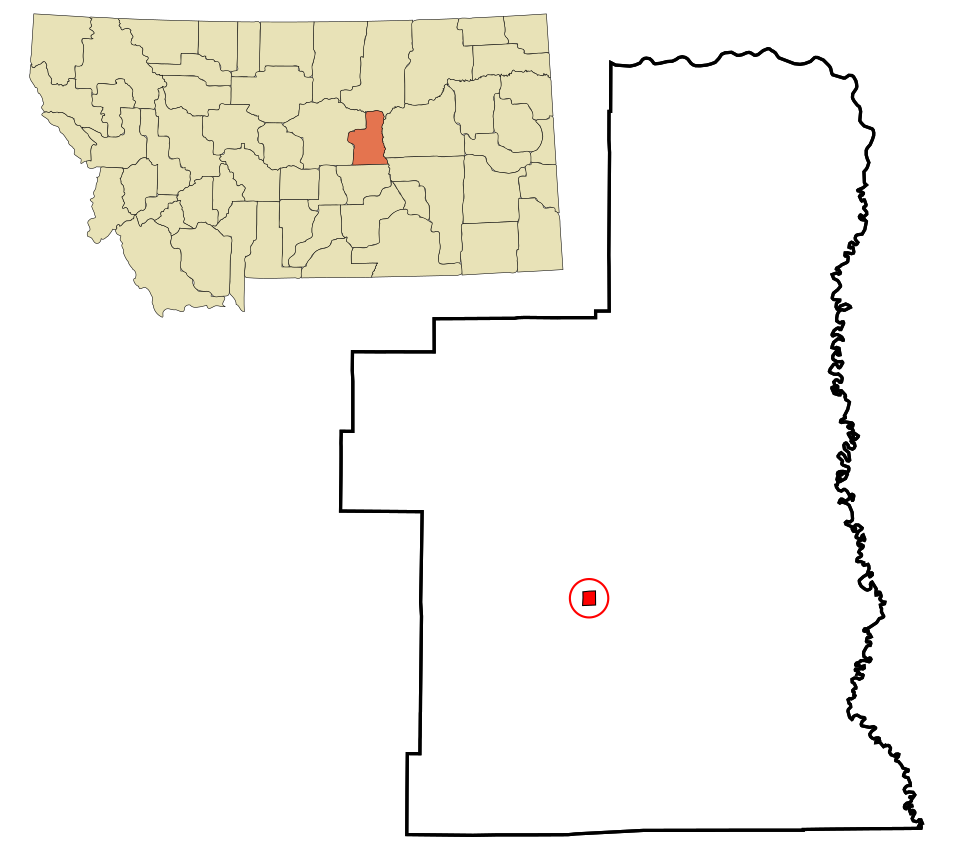 Locator map of Winnett