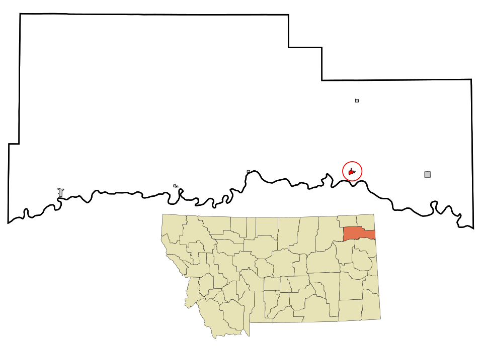 Locator map of Culbertson