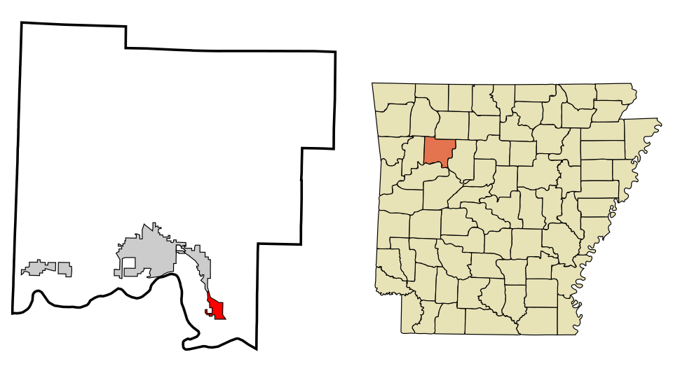 Locator map of Knoxville